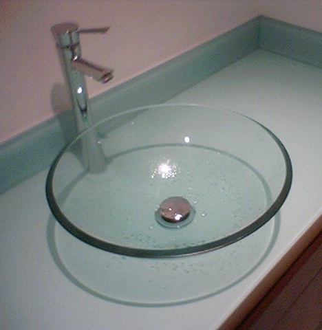 G392 Painted Glass Counter with Glass Bowl -V.jpg